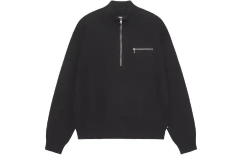 Stussy SS24 Drop2 Half-zip Mock-neck Jumper