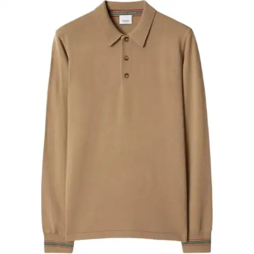 Burberry Polo Shirt Men's Camel