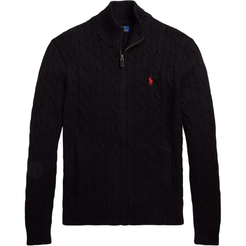 Polo Ralph Lauren cable-knit turtleneck sweater