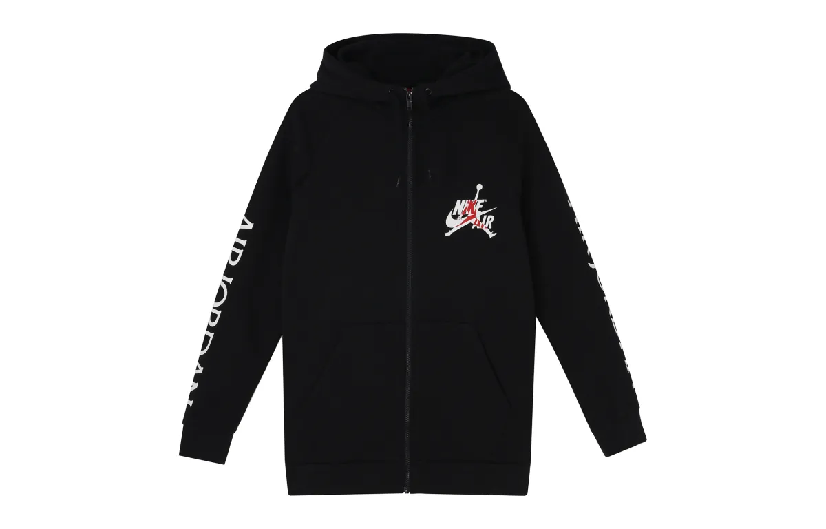 Jordan Jumpman Classics Jackets Men's Black Hooded Moderate Other