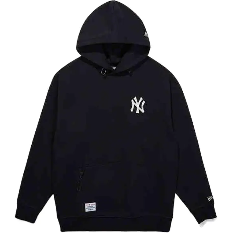 New Era X MLB Sweatshirts Unisex Black Hooded (Non-detachable) Moderate