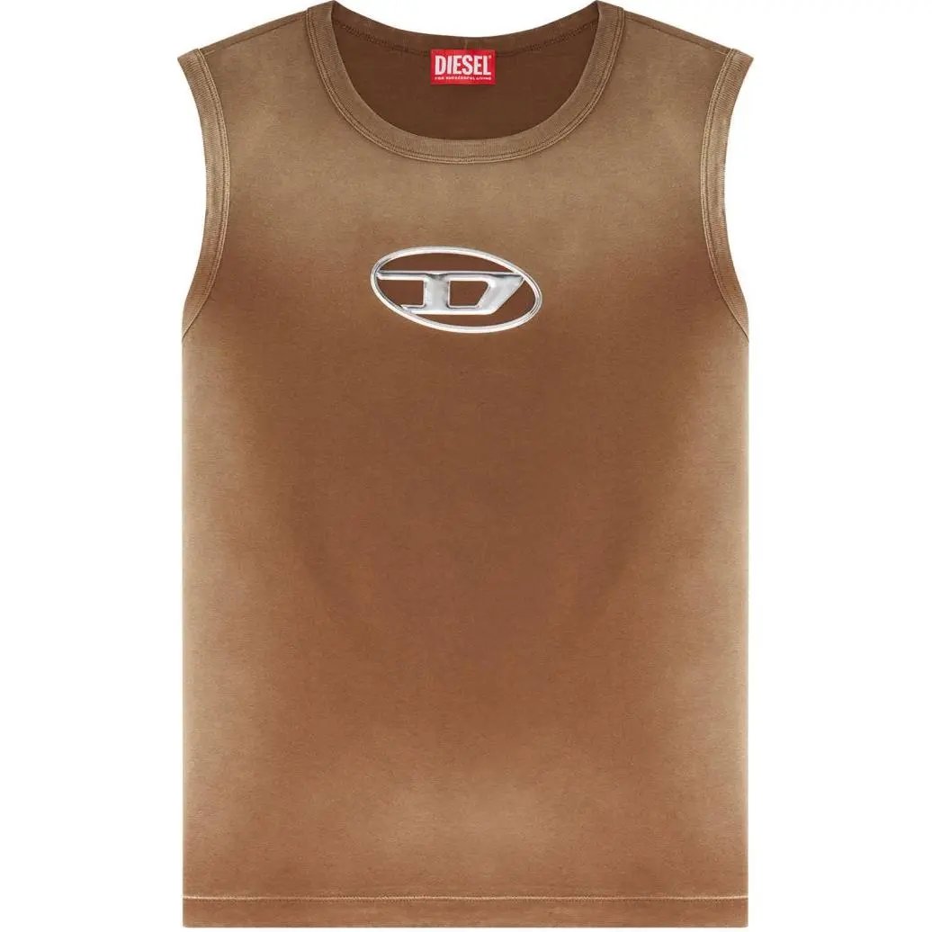 DIESEL Oval D plaque Tank Top