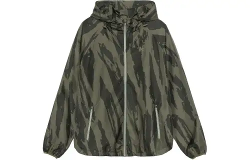 KENZO Jackets Men's Green Hooded Moderate Other