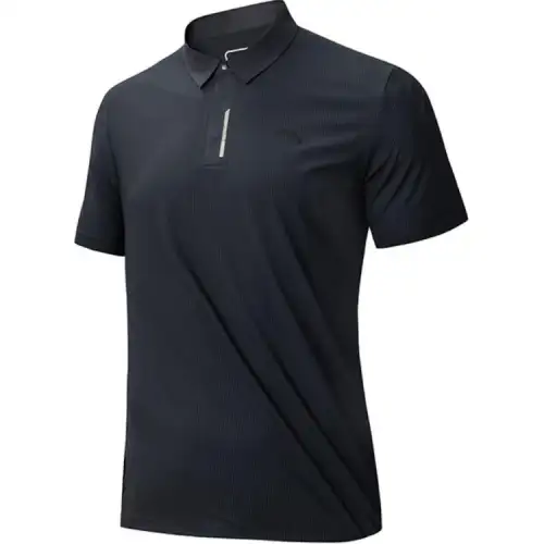 Anta Variety Training Collection Polo Shirt Men's Basic Black