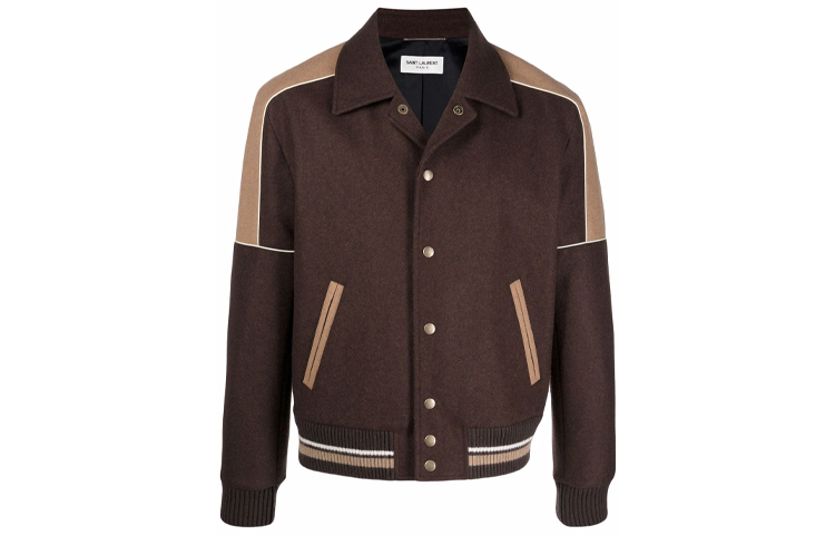 SAINT LAURENT FW21 Jackets & Coats Men's Brown