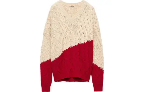 LOEWE Sweaters Men's Beige V Neck Moderate Other