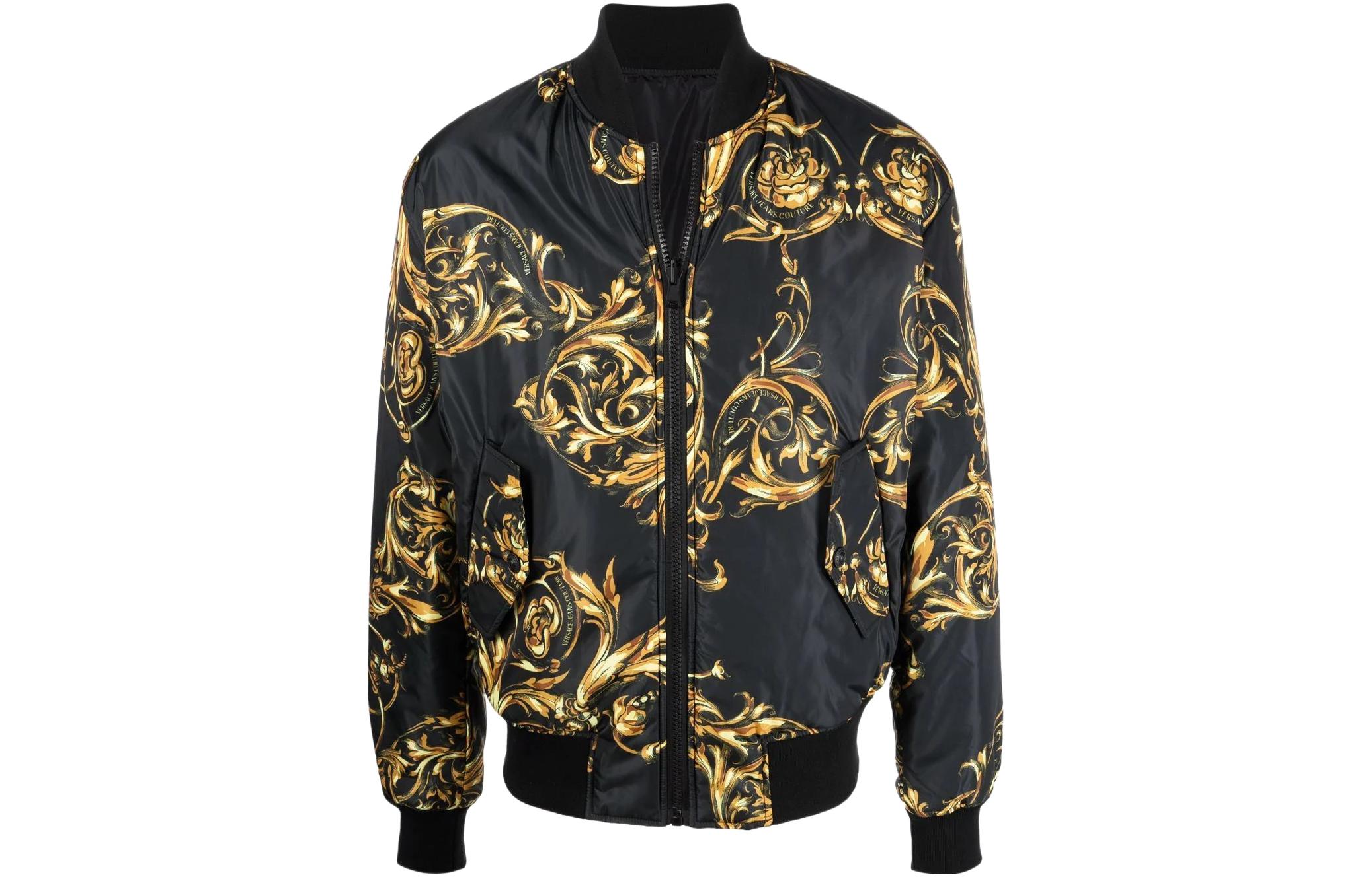 Мужские куртка Versace (черная)