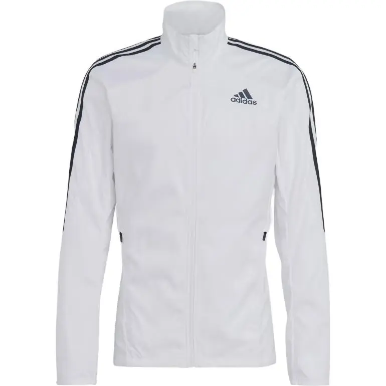 Adidas 3-Stripes Jackets Men's White Stand Collar Moderate Other