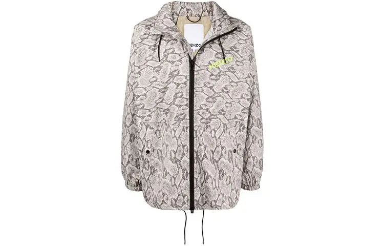 Kenzo snakeskin print lightweight jacket