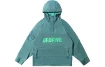Li Ning BADFIVE Jackets Men's Teal Wave Green Hooded Moderate Other
