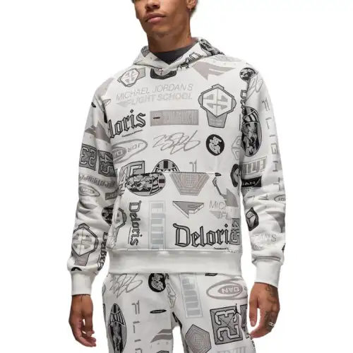 Jordan Apparel Sweatshirts Men's White Hooded Moderate