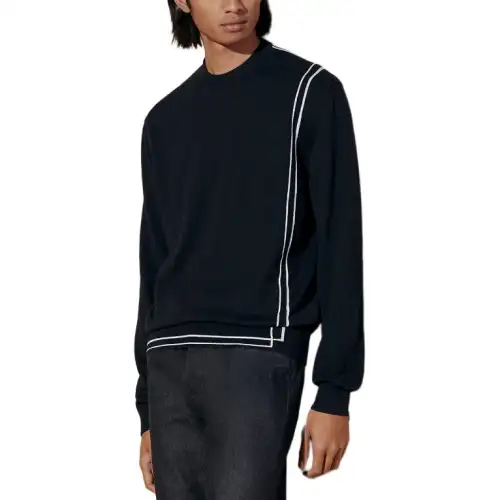 HERMES SS24 Knitwear Men's Marine Blue