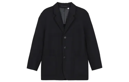 UNIQLO Jackets Men's Black Suit Collar Moderate Other