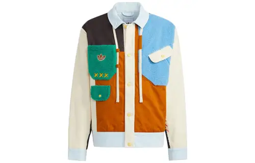 Adidas Originals X Melting Sadness Jackets Unisex Multicolor Lapel Moderate Other