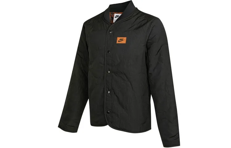 Nike Jackets Men's Black Baseball Collar Moderate Other