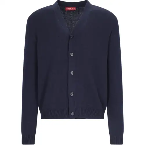 GUCCI Buttoned Up V Neck Cardigan