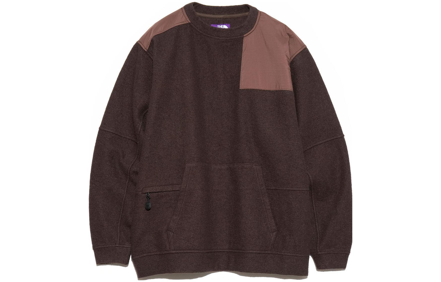 Мужской пуловер nanamica nanamica x THE NORTH FACE PURPLE LABEL FW23 (коричневый)
