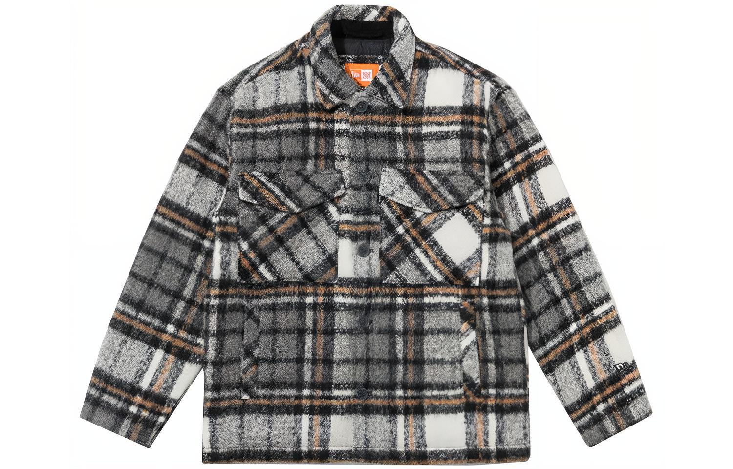 Куртка New Era FW21 (серая в клетку)