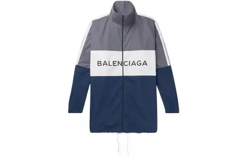 Balenciaga Jackets & Coats Regular Fit Men's Blue