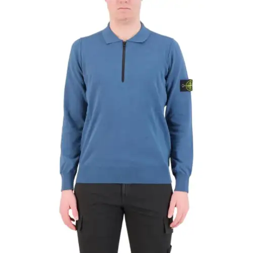 STONE ISLAND Polo Shirt Men's Blue