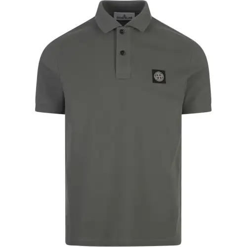 STONE ISLAND Logo Patch Polo Shirt