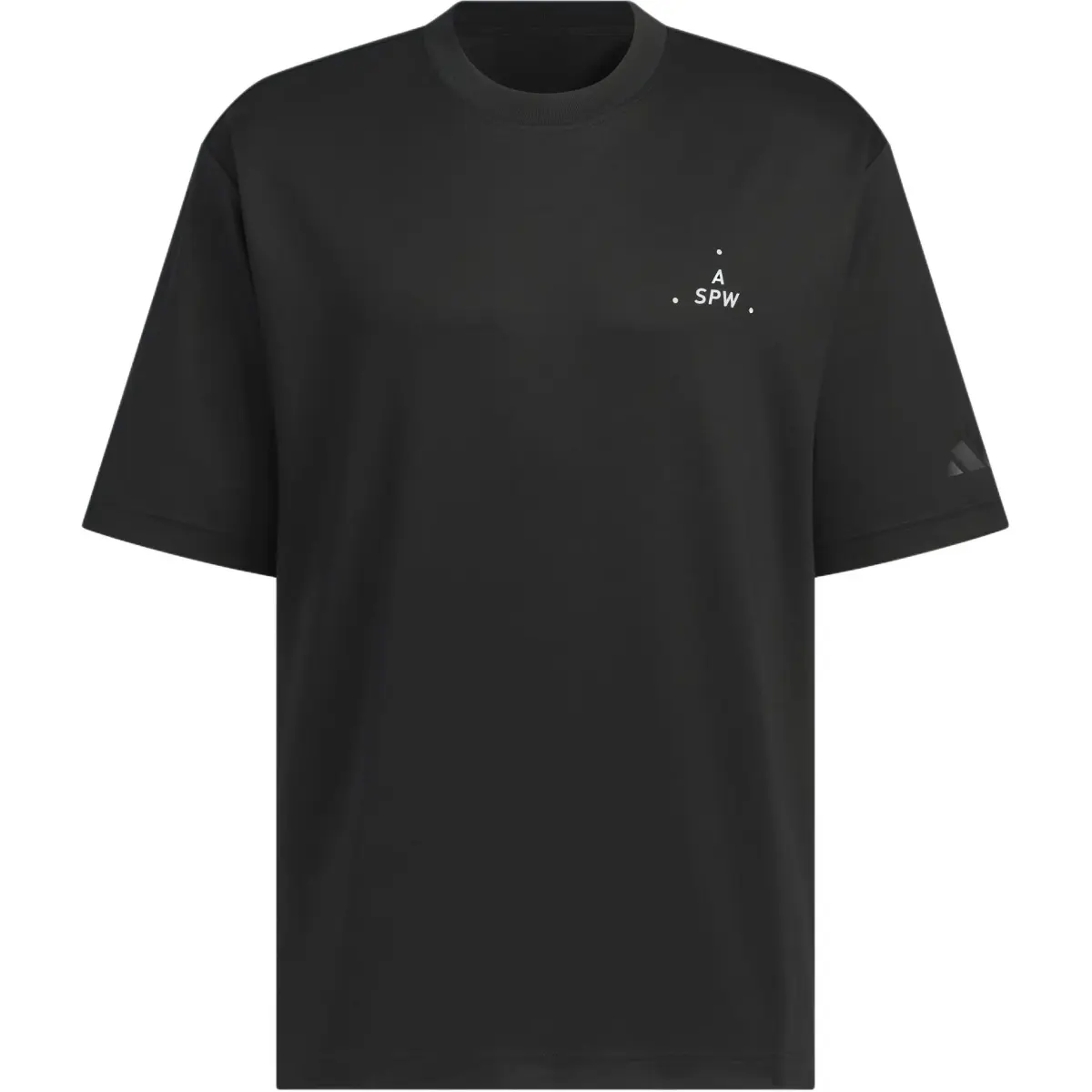 Adidas Drop Shoulder Sleeve T-Shirt Men's Black
