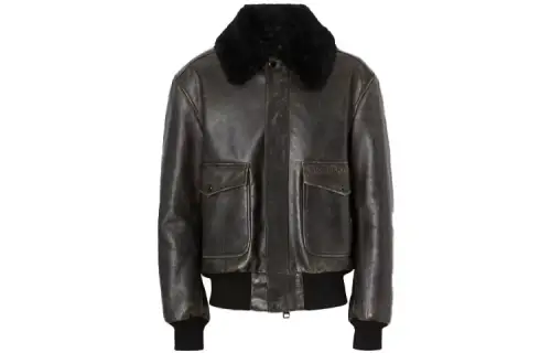 Burberry Jackets Men's Black Lapel Moderate Other