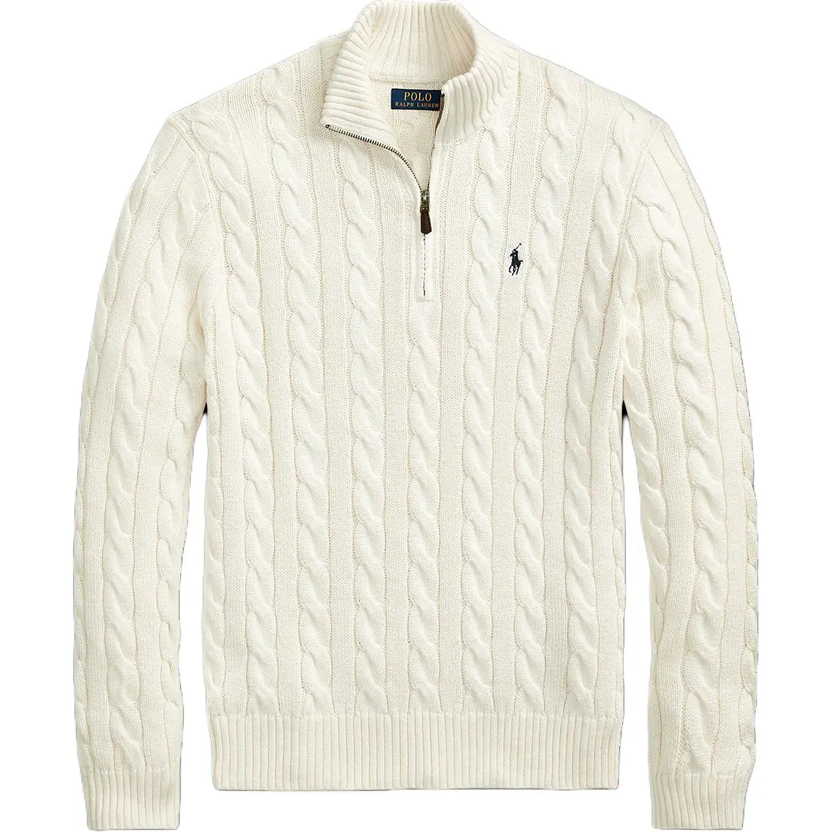 Polo Ralph Lauren cable-knit quarter-zip sweater