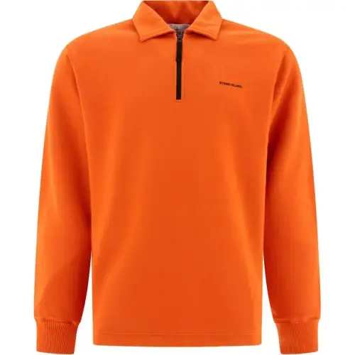 STONE ISLAND SS24 Polo Shirt Men's Orange