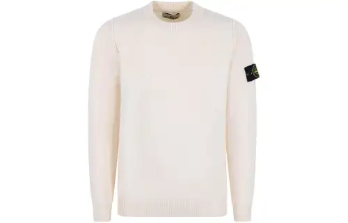 STONE ISLAND Crewneck Long-Sleeve Knit Jumper