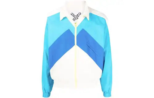Kenzo colour-block panelled windbreaker