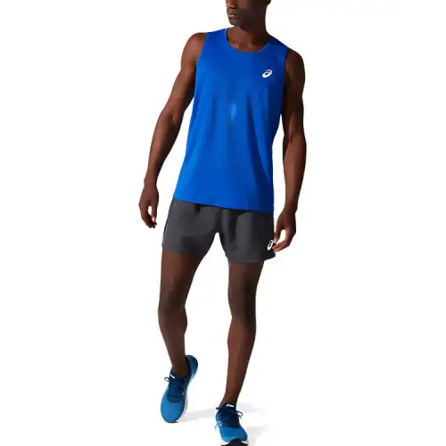 ASICS SILVER SINGLE Tank Top Men's Blue