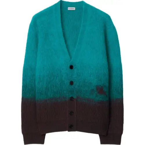 Burberry wool mohair-blend cardigan