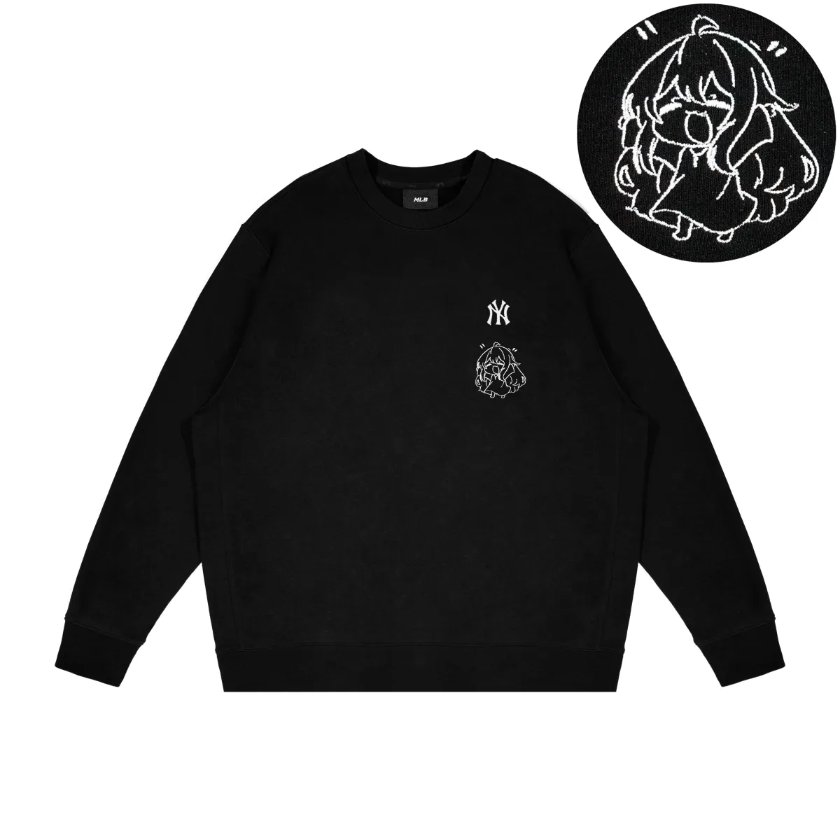 MLB New York Yankees Sweatshirt Unisex Black