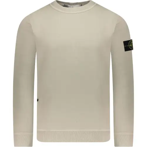 STONE ISLAND Logo Patch Crewneck Sweatshirt