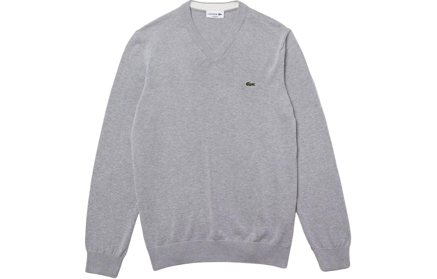 Мужской свитер LACOSTE (серый)