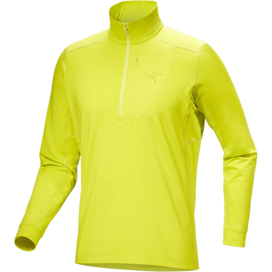 Мужское худи Arcteryx RHO LT ZIP NECK (черное)