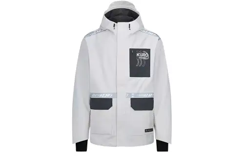 EVISU Jackets Men's White Hooded Moderate Other
