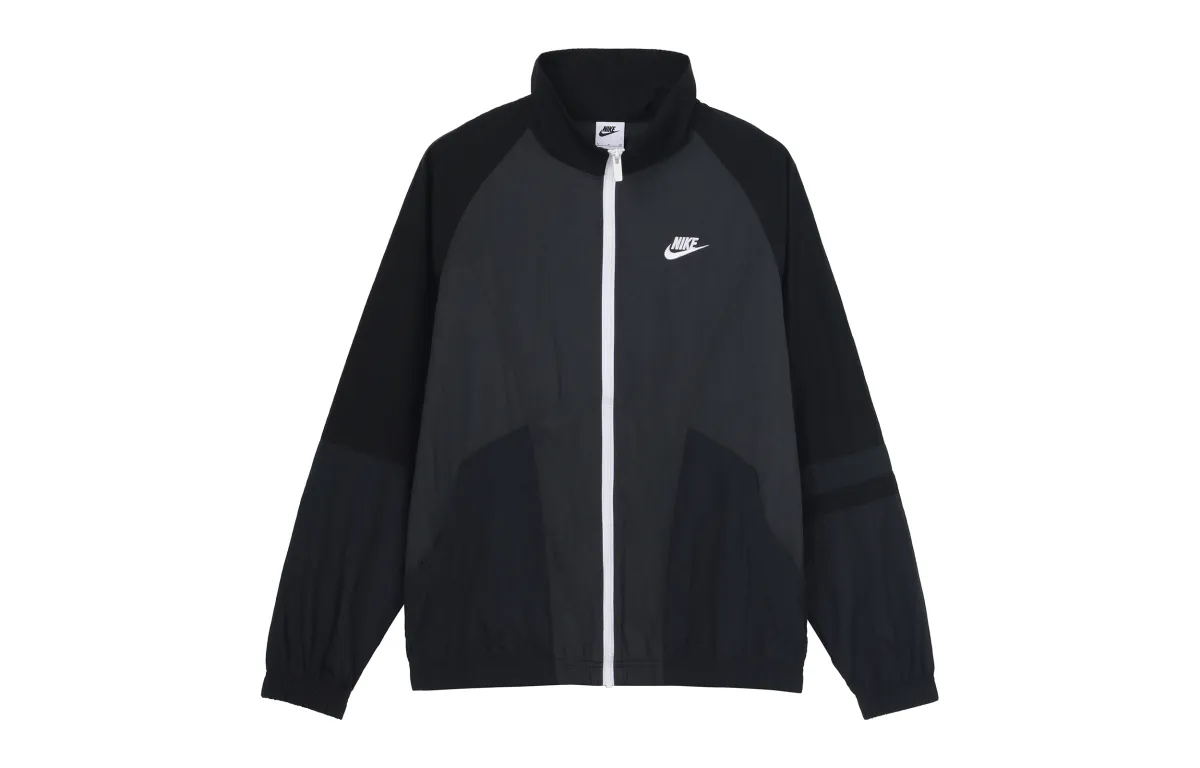 Nike Jackets Men's Black Stand Collar Moderate