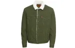 Levis Jackets Men's Army Green Lapel Thickened Other