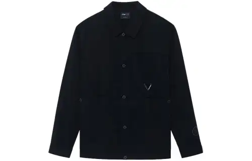 Li Ning Jackets Men's Black Lapel Moderate Other