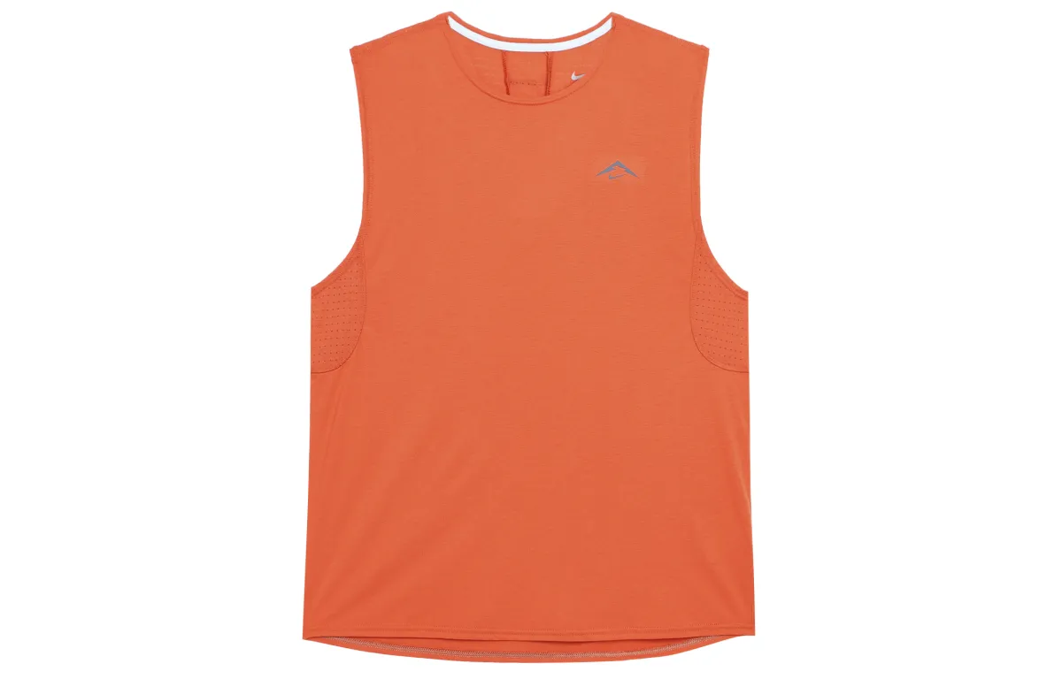 Nike Tank Tops Men's Brick Red Crew Neck Thin Other