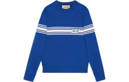 GUCCI Square GG-patch Wool Jumper