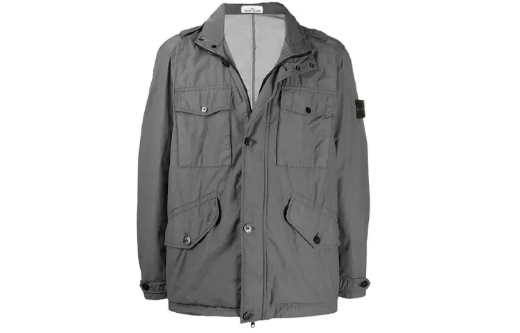 STONE ISLAND Multi Pocket Jacket Men's Gray