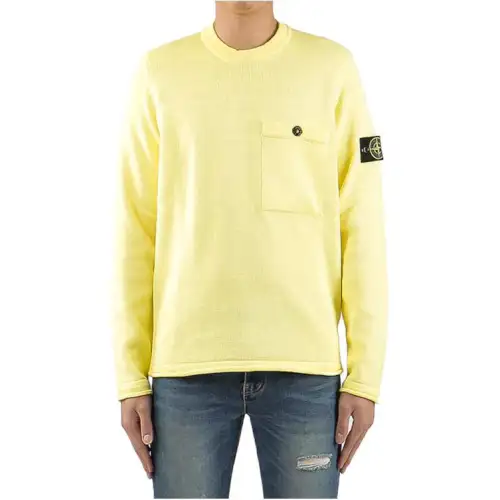 STONE ISLAND Sweater Men's Yellow
