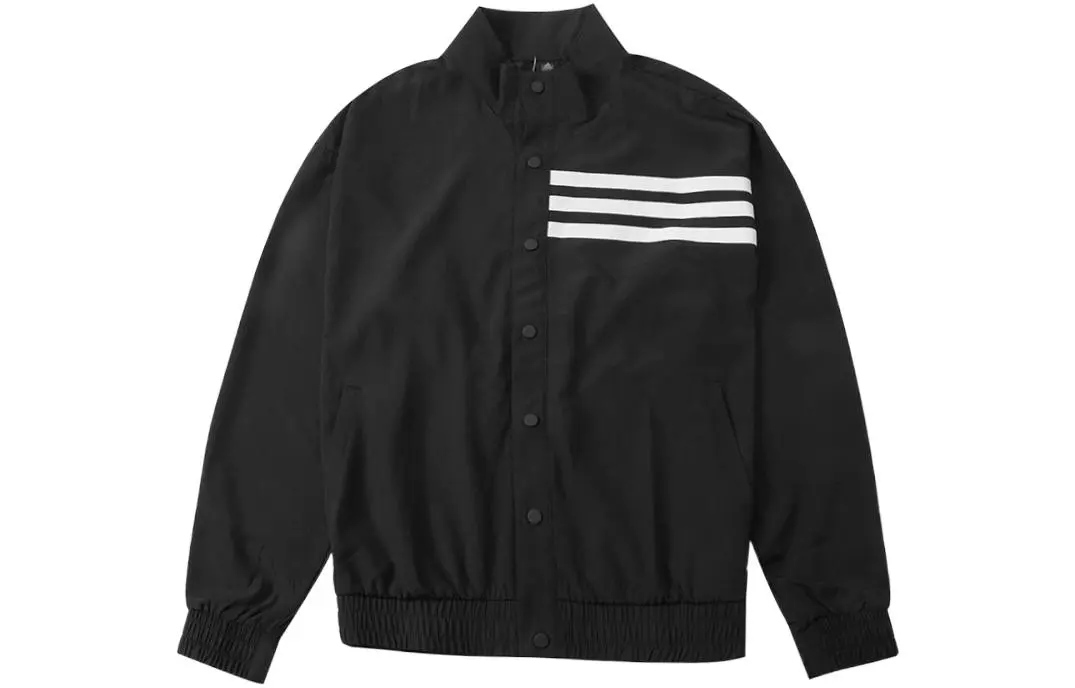 Adidas Jackets Men's Black Stand Collar Moderate