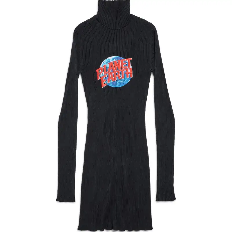 Balenciaga FW24 Knitwear Regular Fit Unisex Black