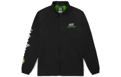 Vans Jackets Men's Black Lapel Moderate Other