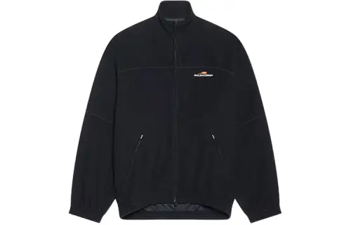 Balenciaga Jackets Men's Black Turtleneck Moderate Other
