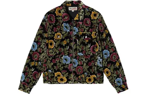 Stussy Jackets Unisex Black Lapel Moderate Other